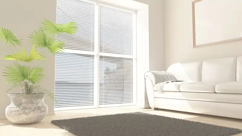 Custom blinds in a Florida home
