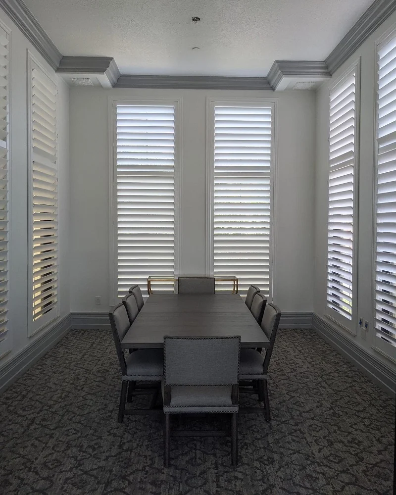 Plantation shutter install