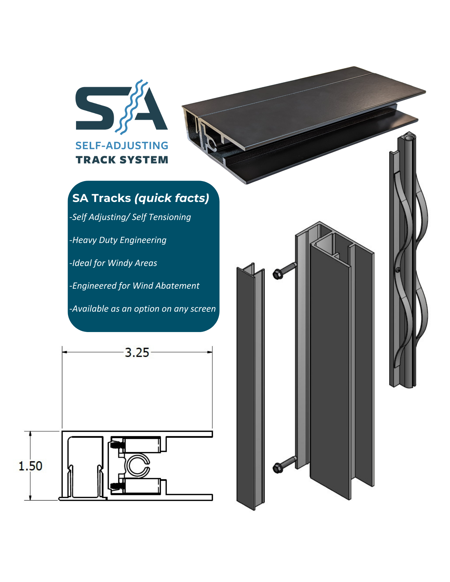SA Tracks self-adjusting system diagram
