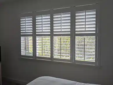 Plantation shutter install