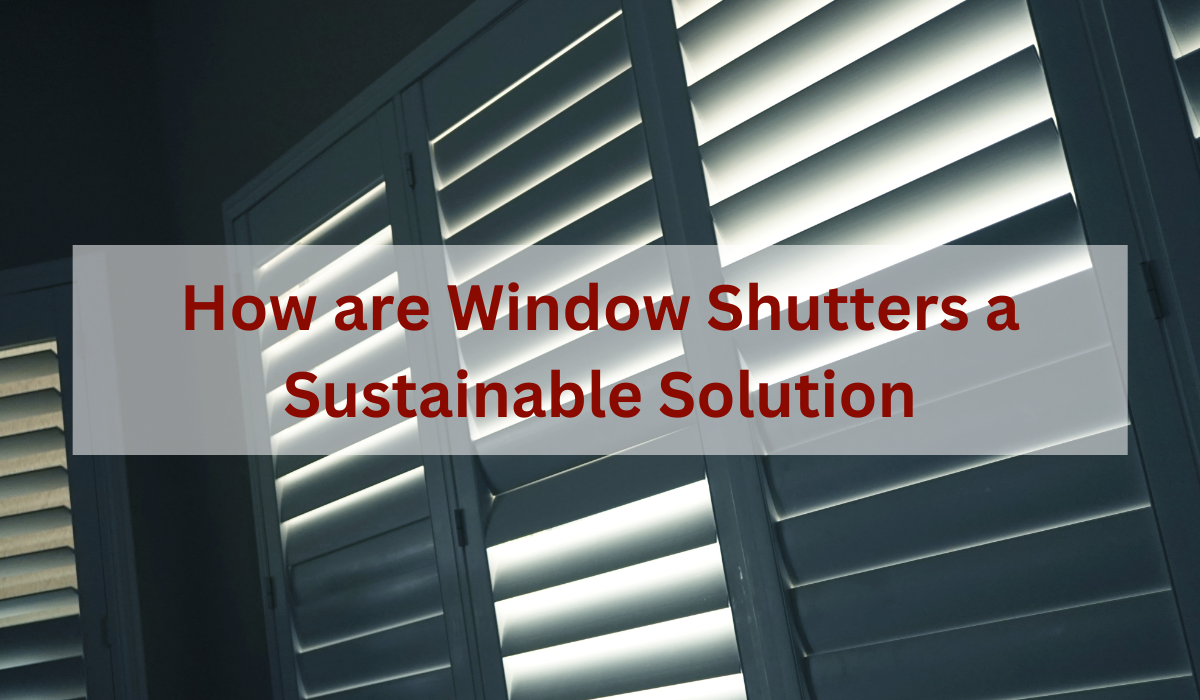 How are Window Shutters in Port Charlotte a Sustainable Solution